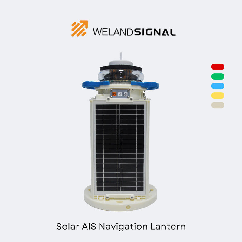 AIS60 IP68 Solar Marine Navigation Lantern mit GPS und Beidou nahtlose globale Integration, intelligente Navigation