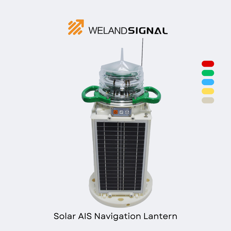AIS60 IP68 Solar Marine Navigation Lantern mit GPS und Beidou nahtlose globale Integration, intelligente Navigation