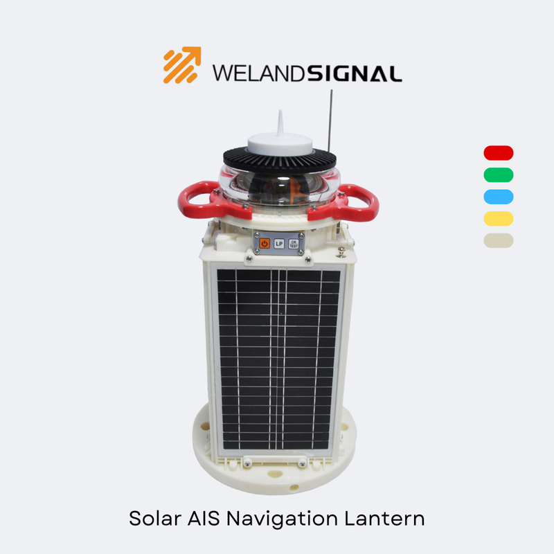 AIS60 IP68 Solar Marine Navigation Lantern mit GPS und Beidou nahtlose globale Integration, intelligente Navigation