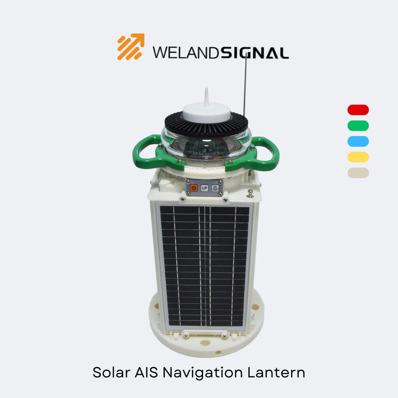 AIS60 IP68 Solar Marine Navigation Lantern mit GPS und Beidou nahtlose globale Integration, intelligente Navigation