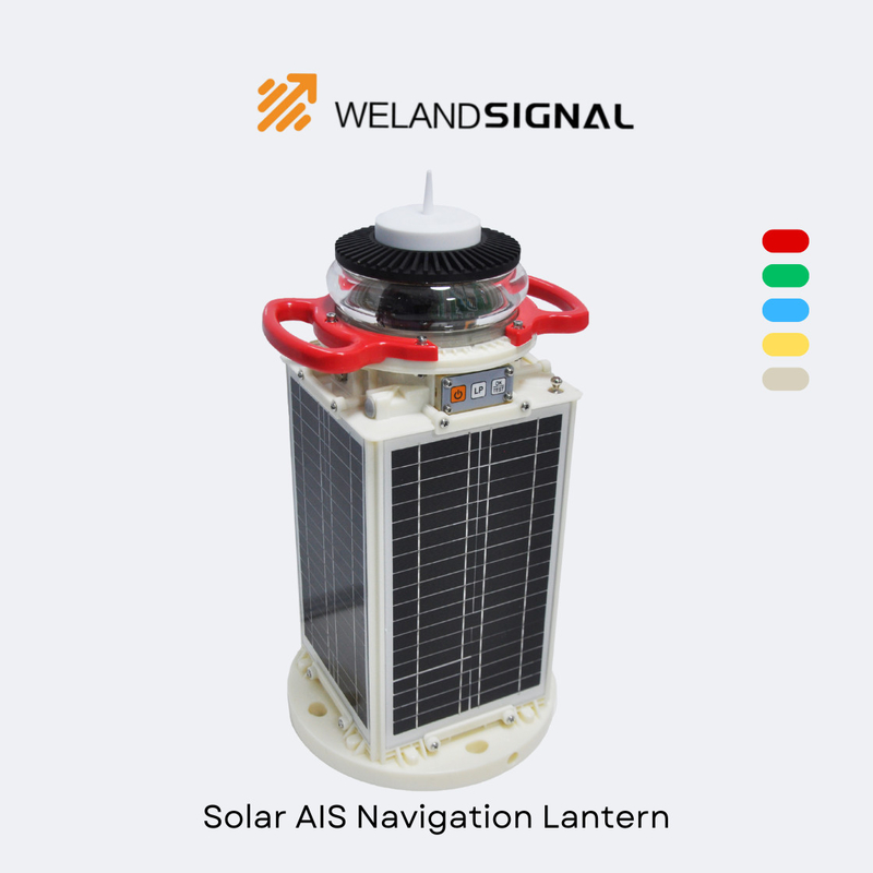 AIS60 IP68 Solar Marine Navigation Lantern mit GPS und Beidou nahtlose globale Integration, intelligente Navigation