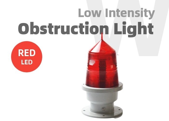 Turm-Hindernisbefeuerungs-ROTES blinkendes Solarluftfahrt-Licht GZ155 220V für Turmkran
