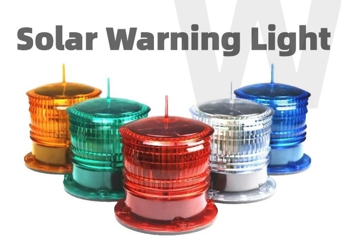 Polycarbonats-rotes Solarbarrikaden-Licht stetig auf Art geführte Rundumleuchte