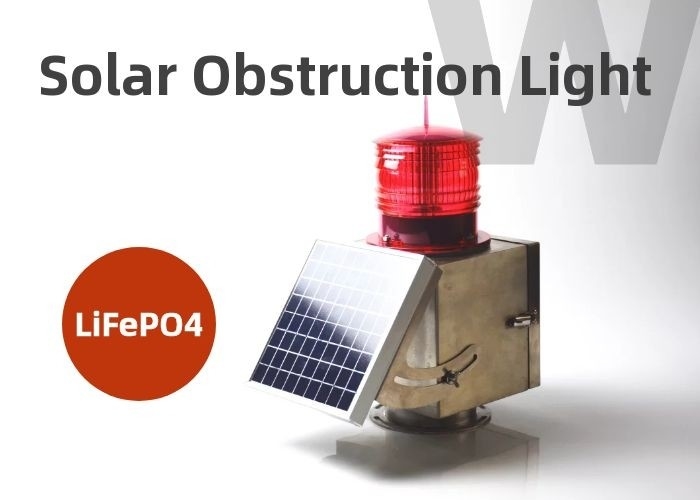 Mittlere Art angetriebenes Luftfahrt-Solarlicht der Intensitäts-ICAO b-Hindernisfeuer-IP67